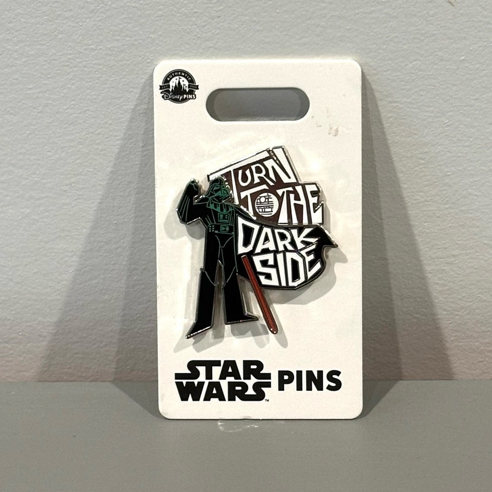 Disney Parks Pin Star Wars Darth Vader Turn To The Dark Side